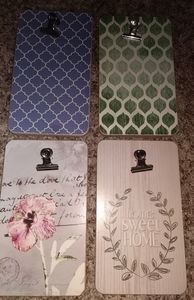 Clipboard picture frames (Set of 4)